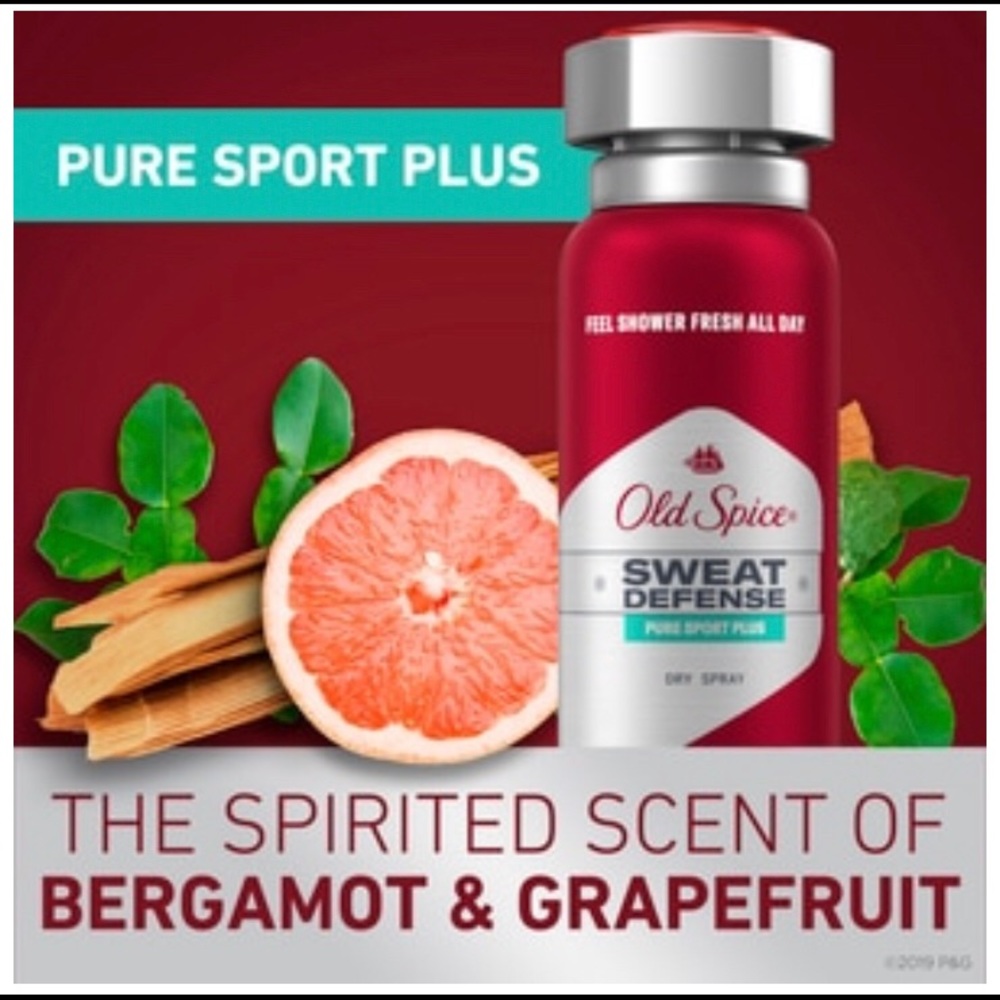 Old Spice Pure Sport 48. HR Antiperspirant NIP Father’s Day Gift